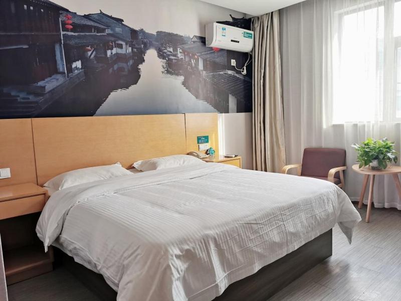 Greentree Inn Jiangsu Suzhou International Film City South Jinshan Road Express Hotel Ngoại thất bức ảnh